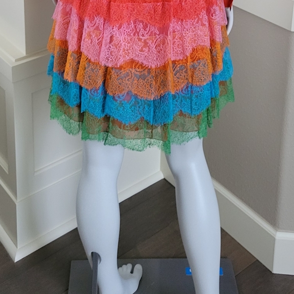Valentino Rainbow Lace Dress β€οΈ - Picture 9 of 14
